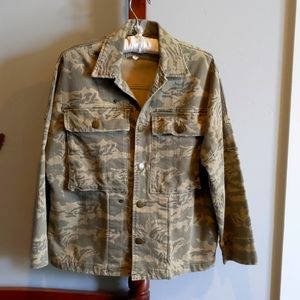 Camouflage Jean Jacket